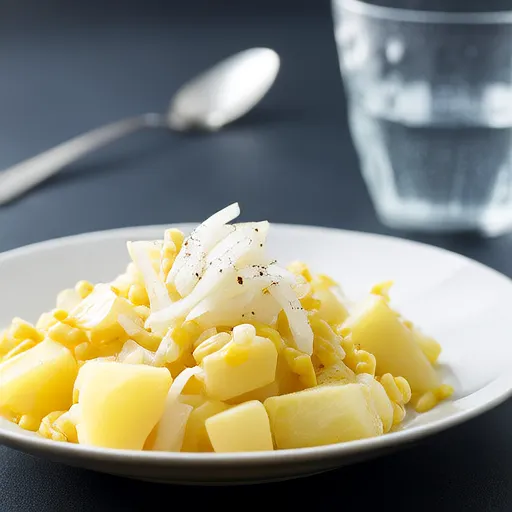 Salade de pommes de terre et maïs