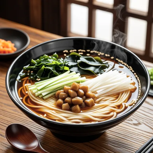 Warm Ume Wakame Noodles