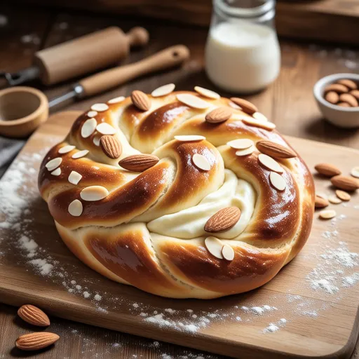 Almond Cream Cheese Bread