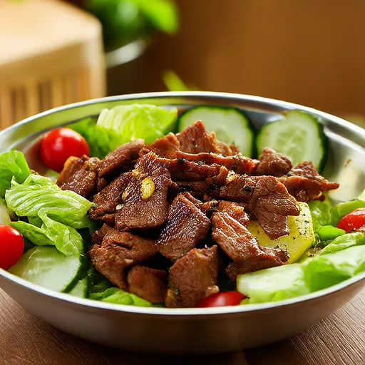 Kalorienarmer Rindfleischsalat