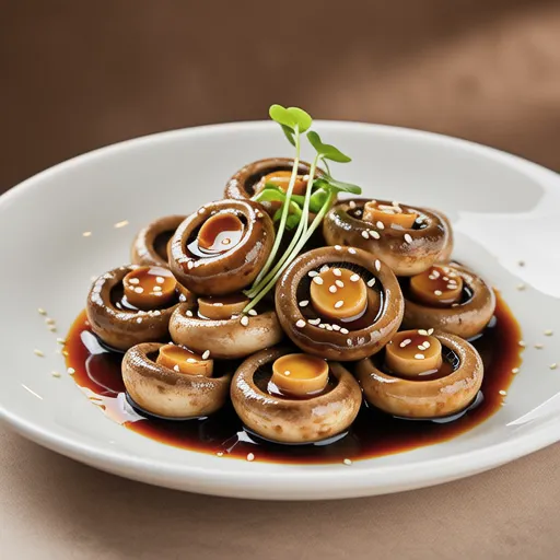 Mini King Oyster Mushroom Stir-fry with Butter and Oyster Sauce