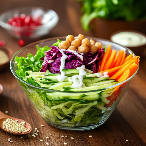 Vegetable Chickpea Salad