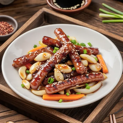 Garlic Vienna Sausage Stir-fry