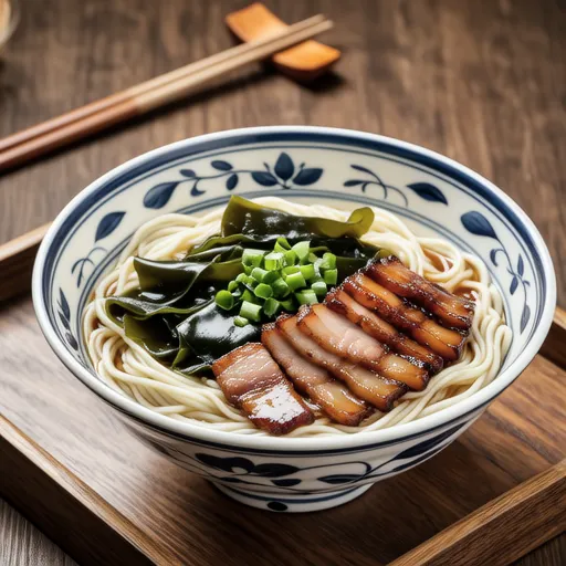 Pork and Wakame Dipping Soba