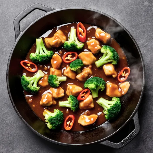 Chicken Tender and Broccoli Oyster Stir-fry