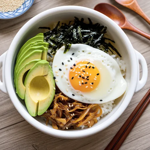 Avocado Egg Bibimbap