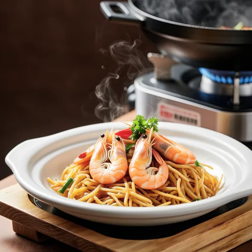 Shrimp and Potato Ethnic Stir-fry