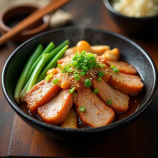 Pork Sukiyaki-style Simmered Dish