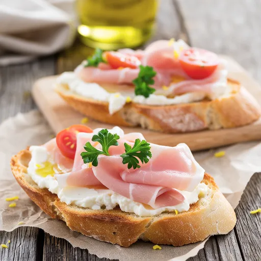Garlic Cheese Bruschetta