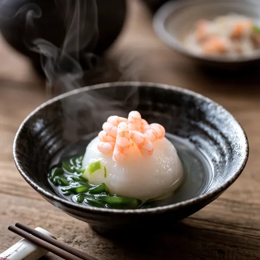 Sakura Shrimp and Wakame Miso Ball