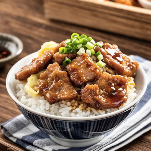 Air Fryer Pork Cutlet Rice Bowl