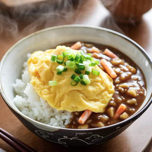 Japanese Egg Rice Bowl (Tenshinhan / Tenshindon)