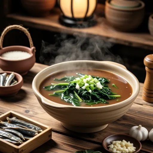 Spinach Doenjang Soup
