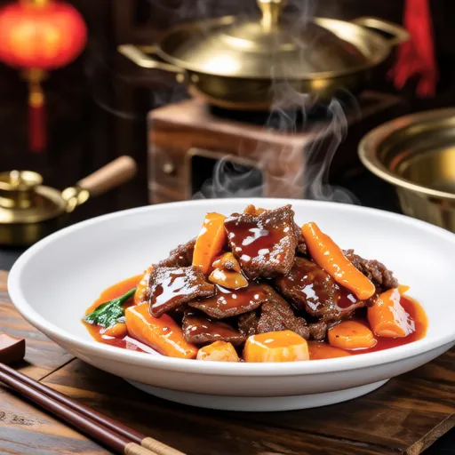 Spicy Stir-fried Beef with Dried Daikon