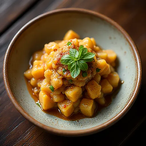 Nameko and Natto with Ume Dressing