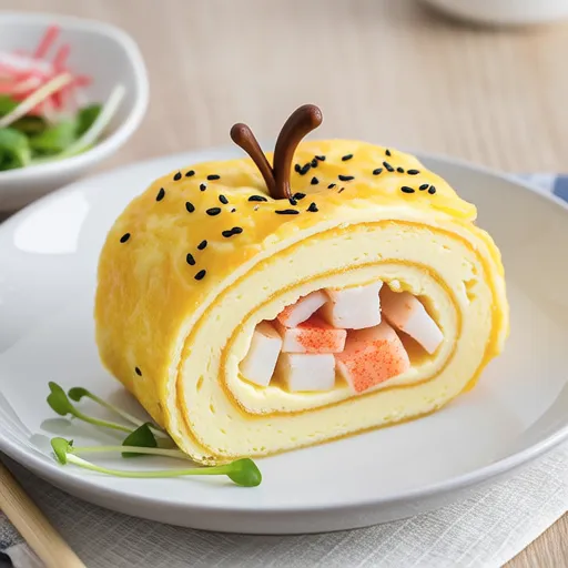 Apple-shaped Egg Roll