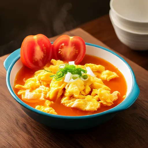 Sopa de Tomate com Ovo