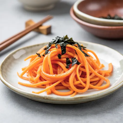 Salted Carrot with Kombu Mayo