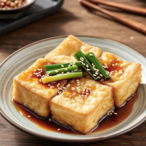 Green Onion Tofu Pancake