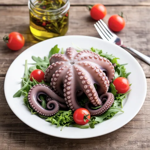 Octopus and Cherry Tomato Refreshing Marinade