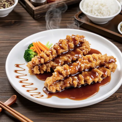 Fried Horse Mackerel with Chinese Sauce