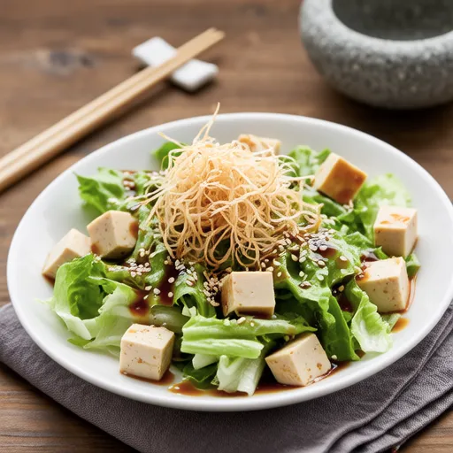 Shirasu and Tofu Salad