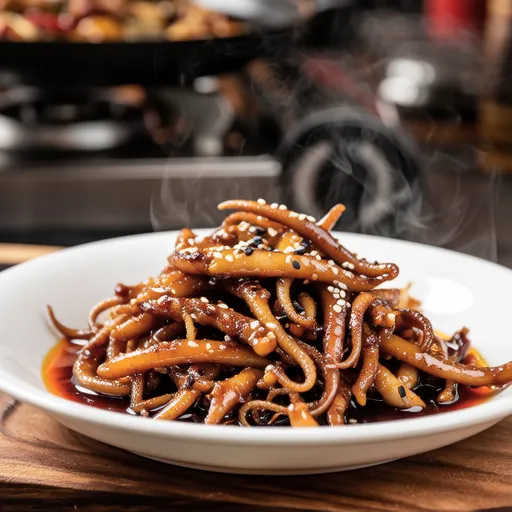 Curry Stir-fried Dried Squid
