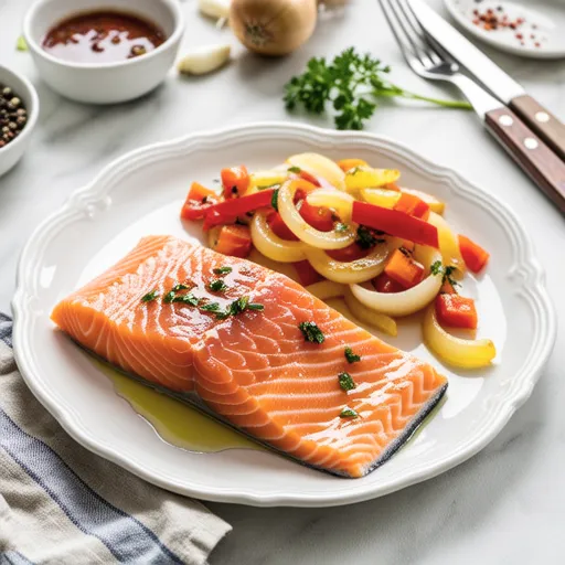 Smoked Salmon and Onion Marinade