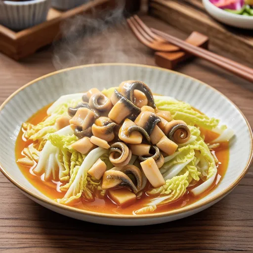 Cabbage and Canned Mackerel Curry Stir-fry