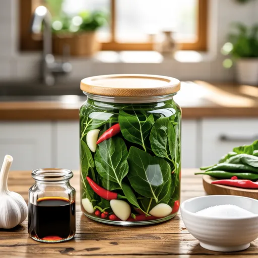 Pickled Perilla Leaves
