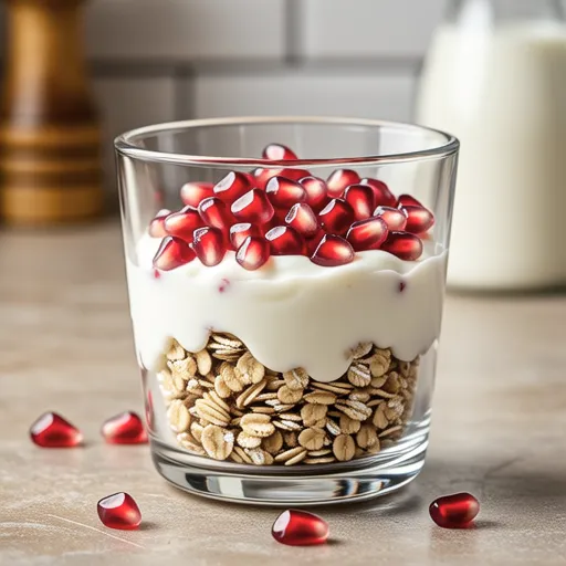 Pomegranate Cereal Parfait