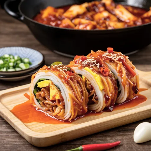 Spicy Fish Cake Kimbap