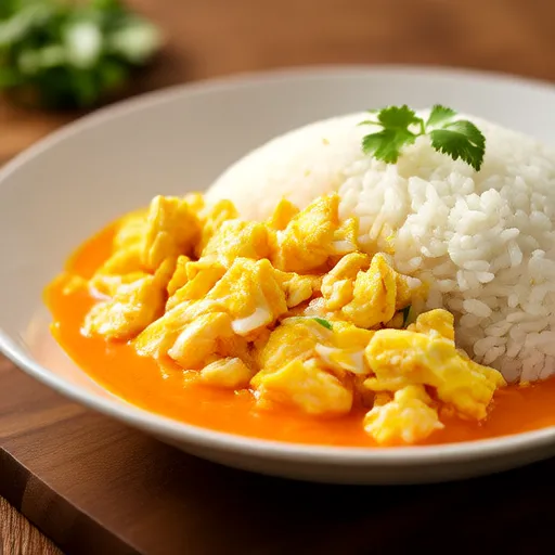 Curry de Ovo com Leite