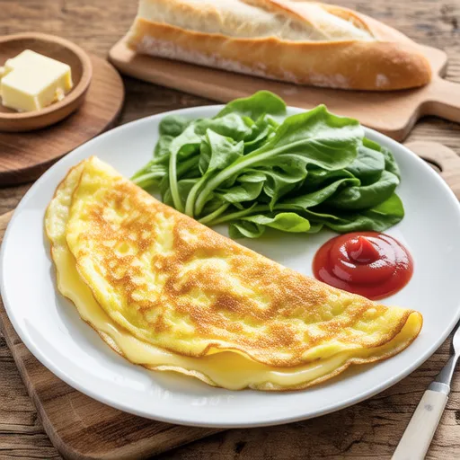 Hanpen Cheese Omelette