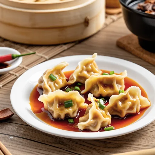 Sweet and Sour Fried Dumplings