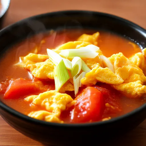 Tomaten-Eier-Suppe