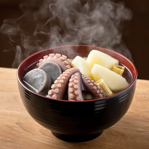 Octopus and Potato Oden
