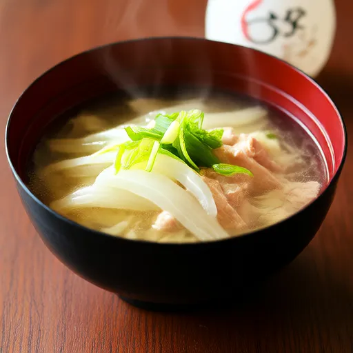 Chicken and Daikon Miso Soup