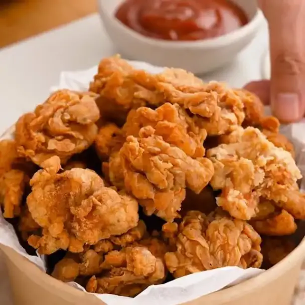 手作りポップコーンチキン