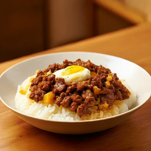 Arroz Frito con Carne de Res y Papas
