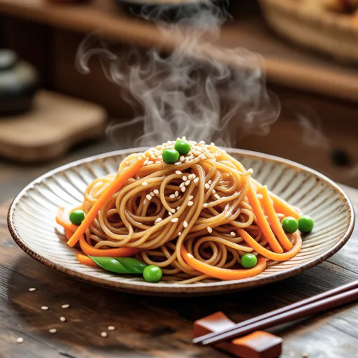 Carrot and Shirataki Stir-fry with Salted Kombu