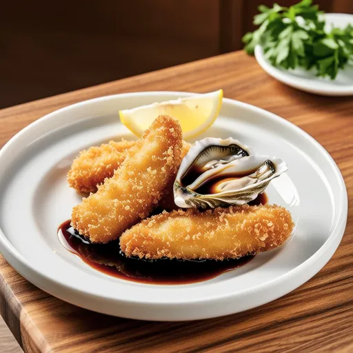 Oyster Nanban with Balsamic Sauce