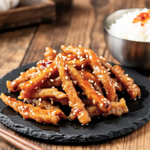 Stir-fried Dried Pollack Strips