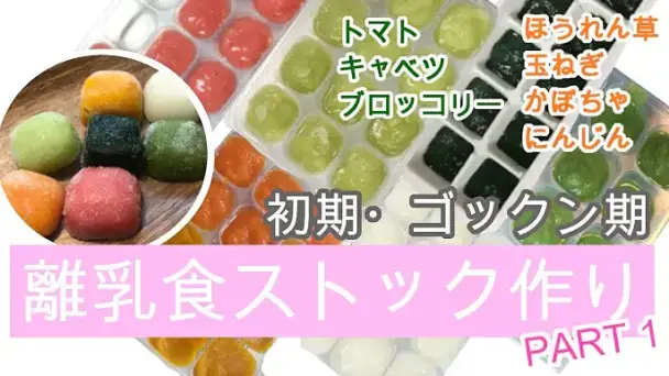 離乳食野菜ストック