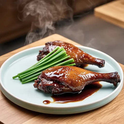 Balsamic Honey Duck with Chives