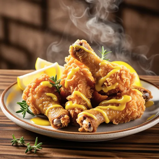 Fried Chicken with Lemon Flavor