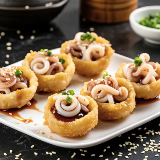 Pan-Fried Squid Shumai