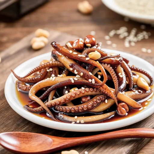 Stir-fried Dried Squid with Nuts