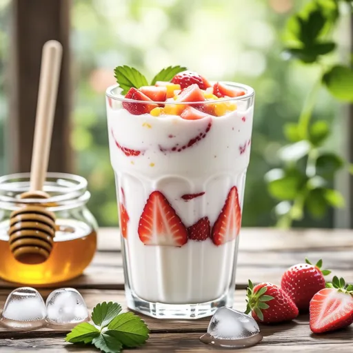 Yogurt Strawberry Smoothie
