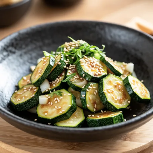 Sesame Perilla Powder Stir-fried Zucchini